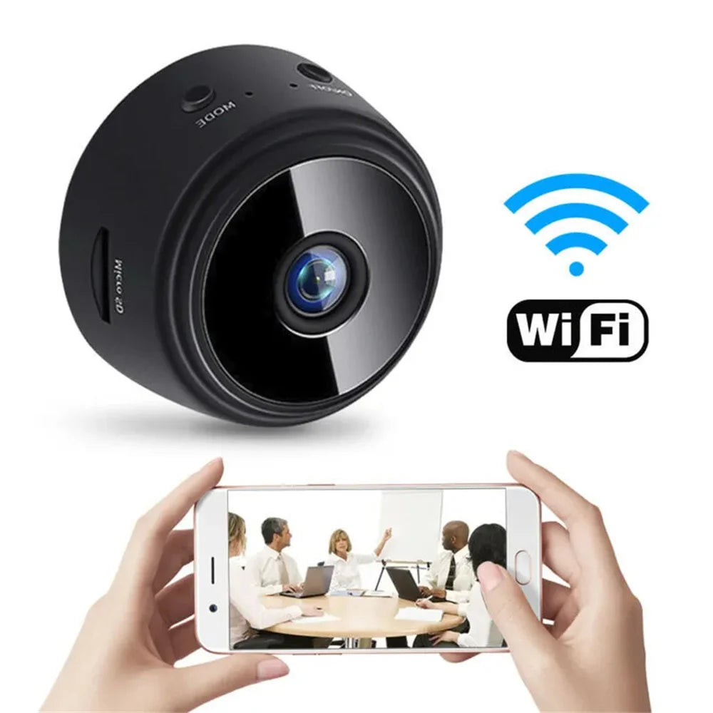 Wireless mini security camera monitor