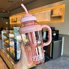Large capacity plastic coffee bottle