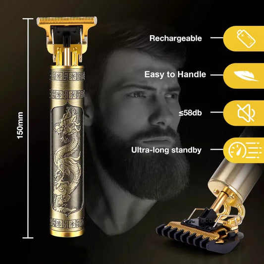 Cordless professional electric hair trimmer