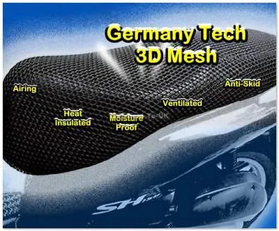 Bike net seat cover universal fitting easily install in every types of bike