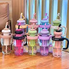 Large capacity plastic coffee bottle