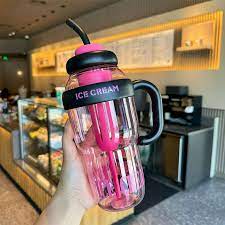 Large capacity plastic coffee bottle