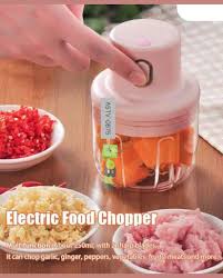 Mini Food Chopper Rechargeable Electric